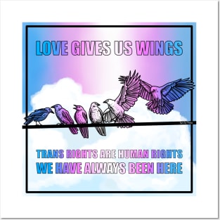 Love Gives Us Wings Posters and Art